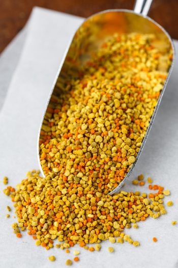 Collected bee pollen
